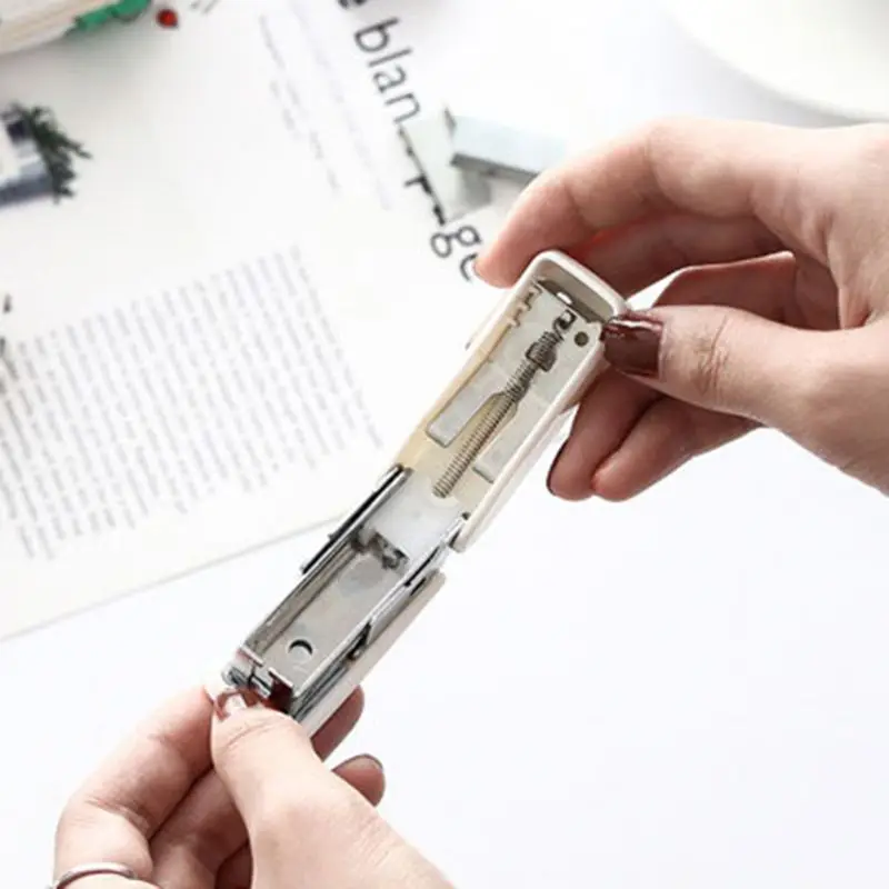 

Mini Cute Rabbit Stapler Staples Set For Office Student School Supplies Home Stationery Gift
