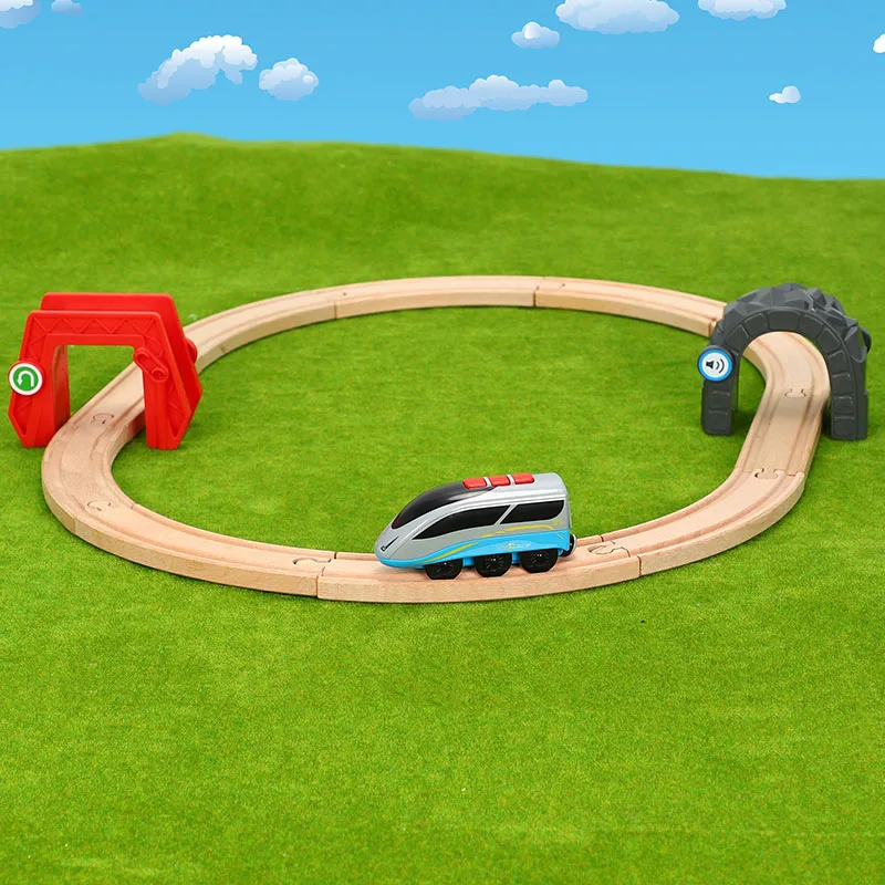 Деревянные треки своими руками детский набор поездов игрушки Железная дорога Brio