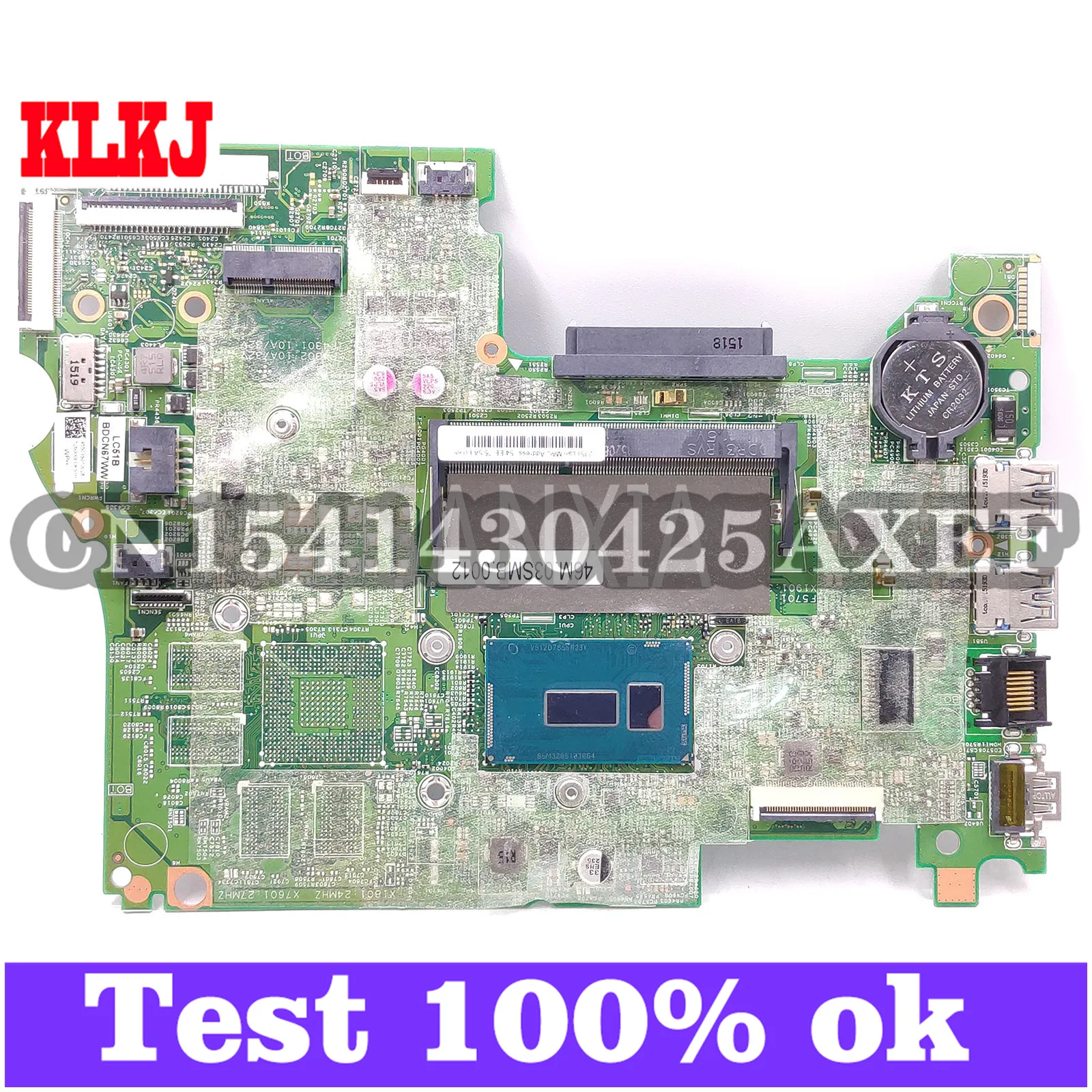

KLKJ 14217-1M Laotop Motherboard For Lenovo YOGA 500-14IBD Test Original Mainboard 3825U-CPU