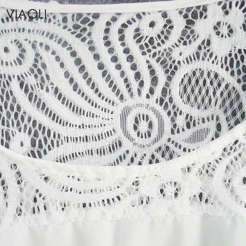 

VIAOLI White Lace Cover Ups Swimwear New Summer Sexy Bikini Pareo Beach Cover Ups Beachwear Women Dress Bathing Suit Cover up