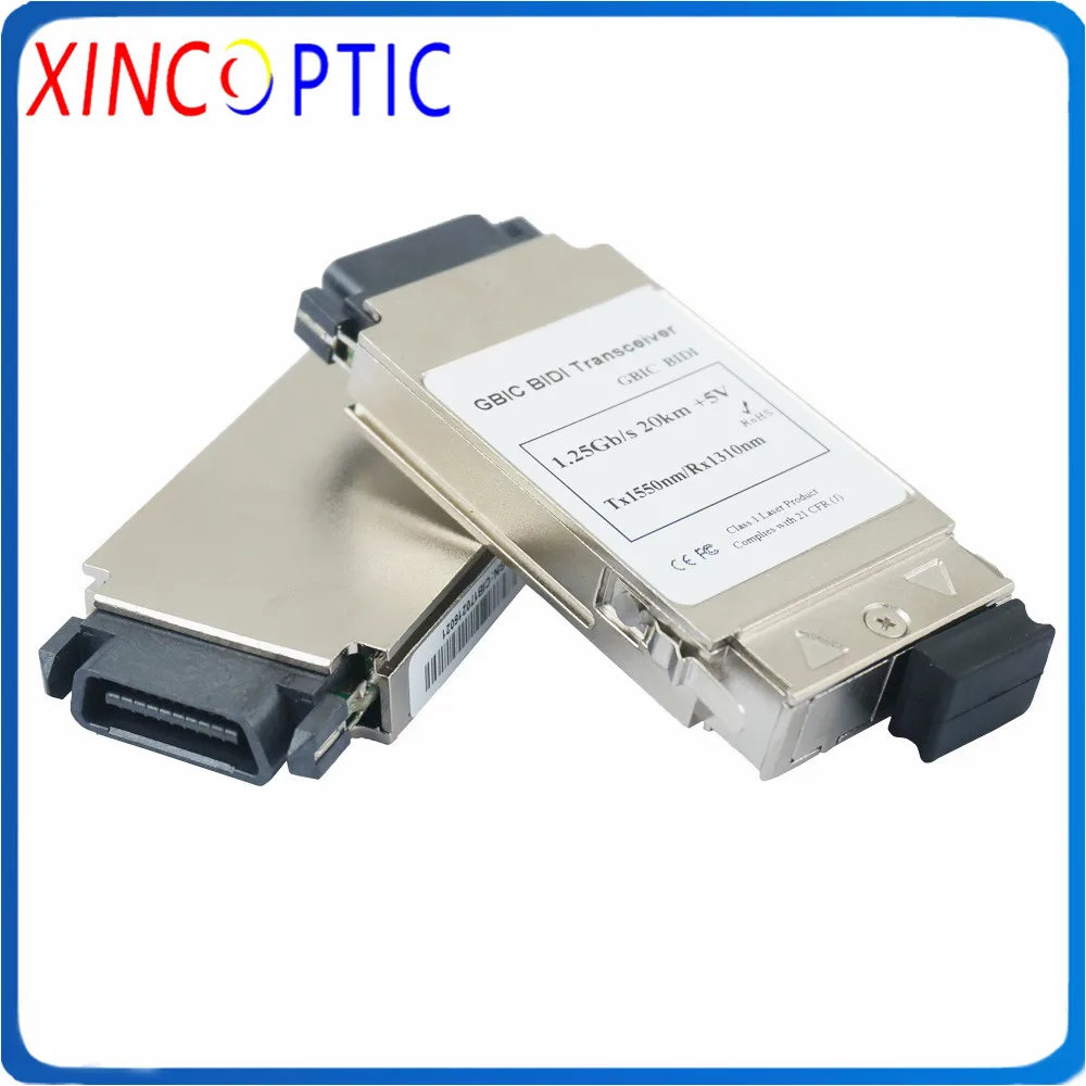 1 25 Гбит/с GBIC WDM 20 км 1310/1490nm SFP ГБ/сек. двунаправленный Оптический Трансивер