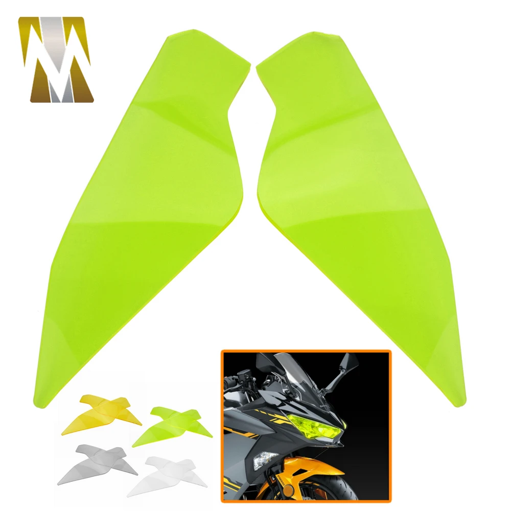 

For KAWASAKI NINJA400 2018 Accessories Motorcycle Headlight Protector Cover Screen Lens For KAWASAKI NINJA 400 2018