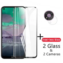 4-in-1 2.5D Tempered Glass For Nokia 3.4 Glass For Nokia 3.4 Screen Protector Camera Lens Film For Nokia 5.4 3.4 1.4 G20 G10 C30