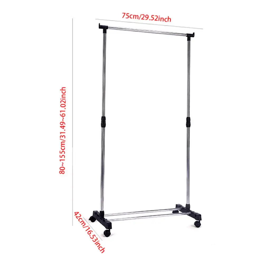 Регулируемая Вешалка для одежды вешалка пальто напольная шкаф хранения сушилки