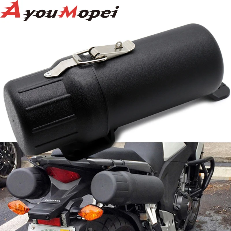 

Waterproof Tube Gloves Storage Locker Box For BMW R1200RT R NINET 1200RT R1200 RT RNINET Universal Off-Road With 1 tool