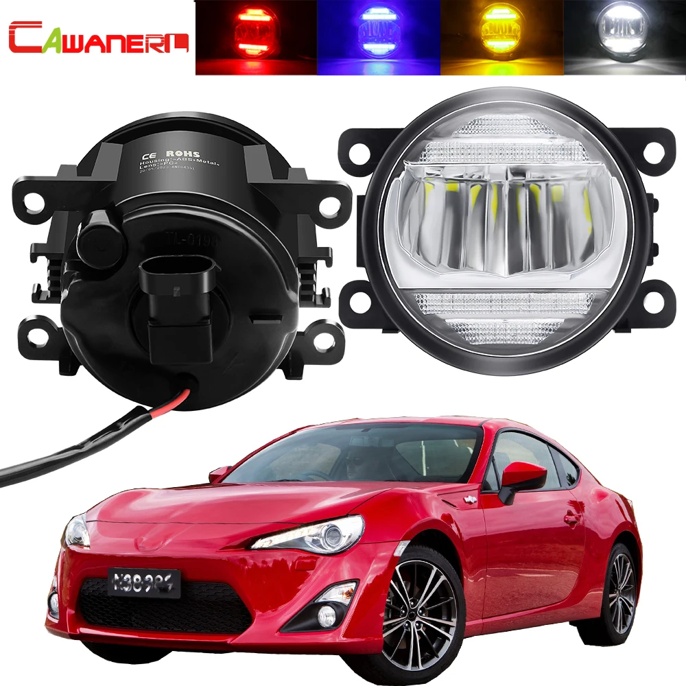 2in1 туман светильник сборки дневные ходовые огни для Toyota GT86 86 передний бампер