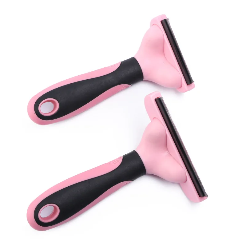

Dog Comb Pet Hair Remover Brush Comfortable Durable Finishing Trim Brusher Shedding Hair Combs For Dogs Cats Pet Grooming Tools