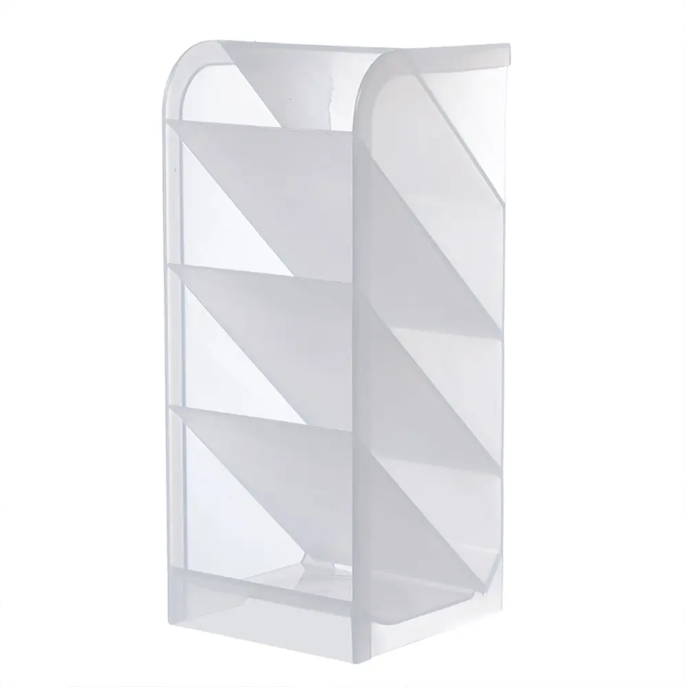 

Creative Multifunctional 4 Grid Desktop Organizer Pen Holder Makeup Storage Box School Office Accessories Stationery