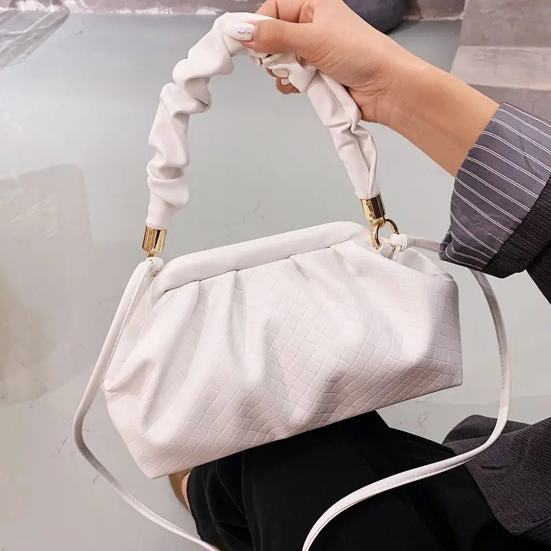 

2020 Women's Bag Trend Luxury Handbag Solid Color Leather Crossbody Bags Female High Quality Women Hand Purse