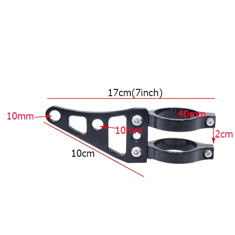 Для 41 мм вилка Монтажный кронштейн фар мотоцикла головной свет лампы поворотный