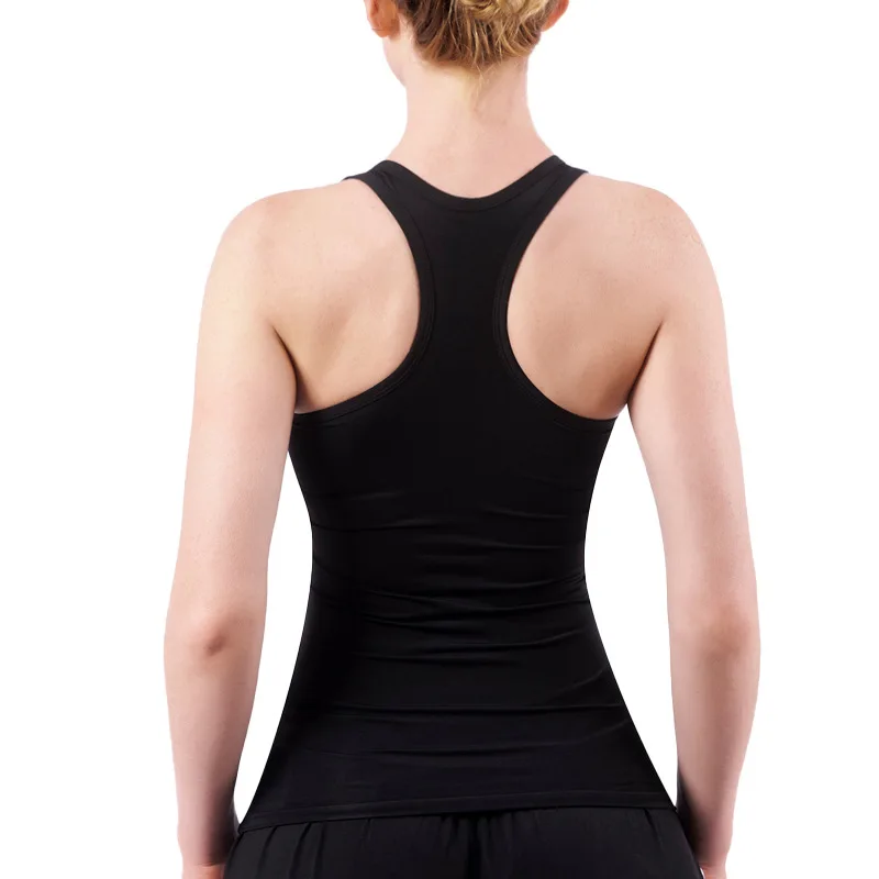 

Yoga Quick-dry Vest Women's High Elastic Tight PRO Clothes Running Workout Vest Outdoor Basketball Sports Underwear Summer