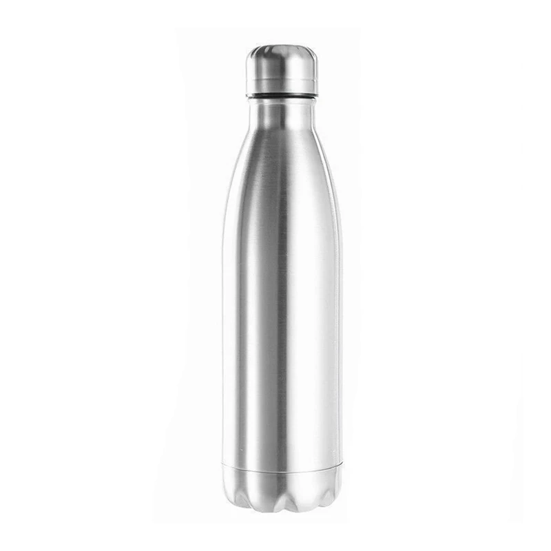 

New-Stainless Steel Sports Bottle Large-Capacity Male And Female Students Car Trend Personality Cola Bottle