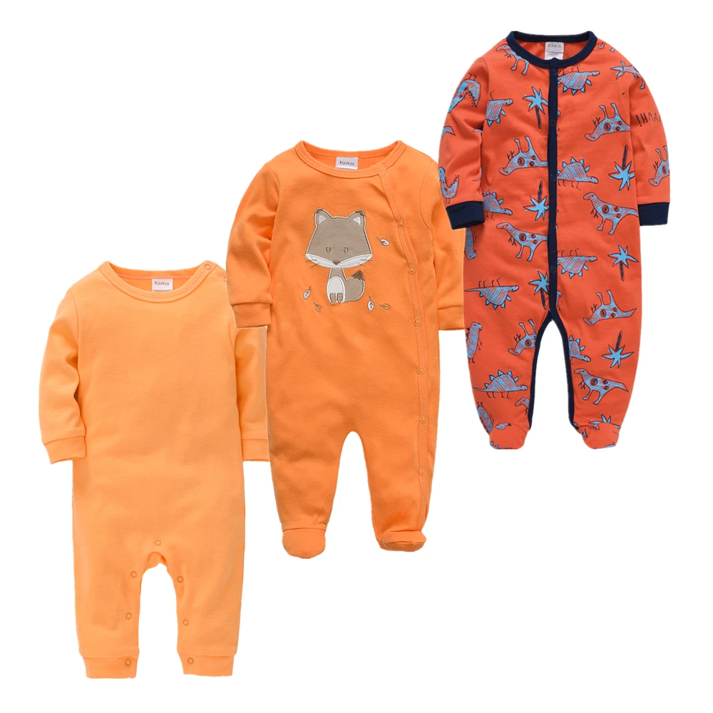 Детские пижамы для маленьких девочек комплект из 3 предметов bebe fille хлопковые