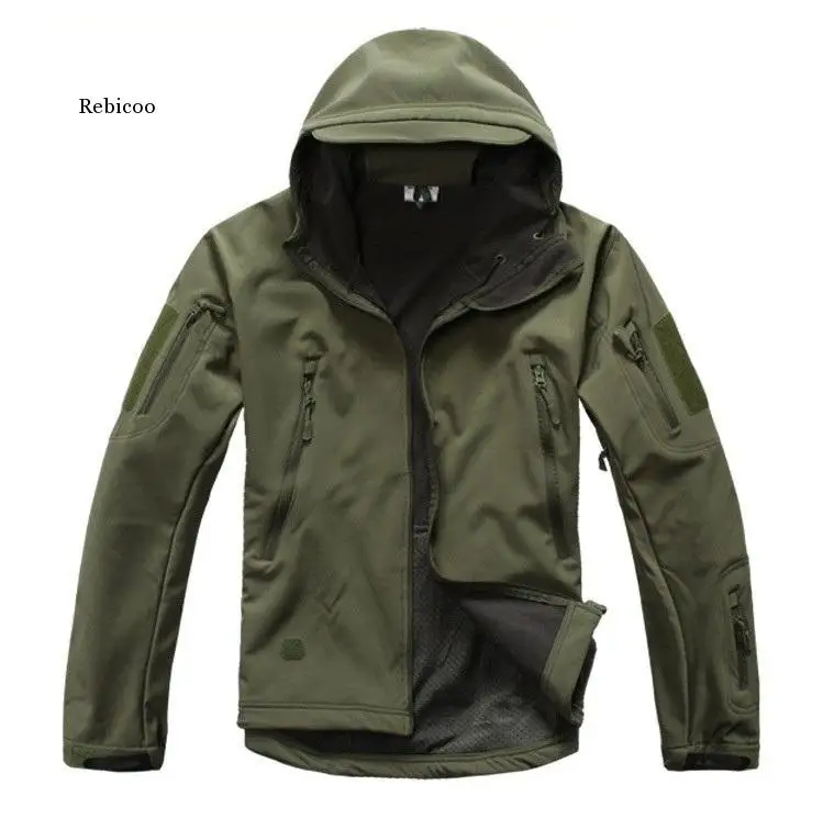 Куртка тактическая Мужская водонепроницаемая камуфляжная с капюшоном - купить