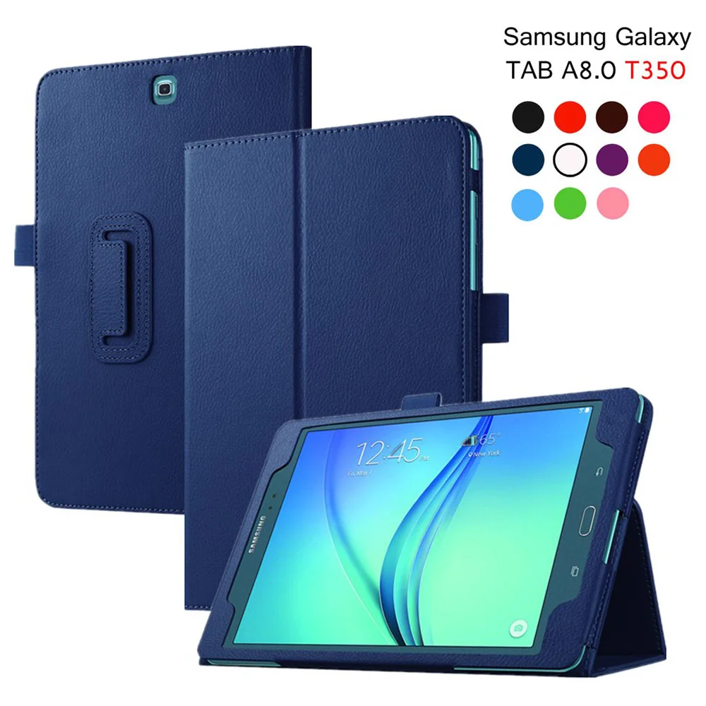 

Чехол для Samsung Galaxy Tab A T350 из искусственной кожи с подставкой, чехол для Samsung Galaxy Tab A 8,0 T350 T355 8 ", чехол для планшета