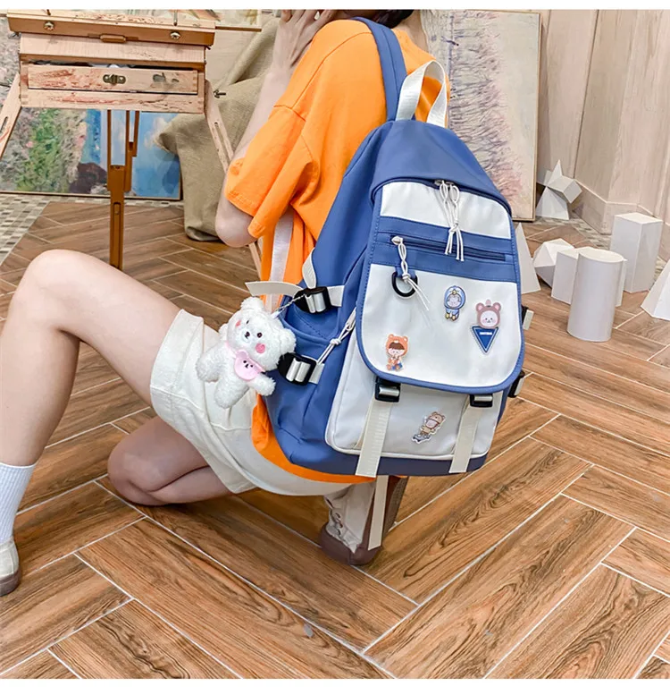 

2219 High school birthday backpack large-capacity travel backpack women