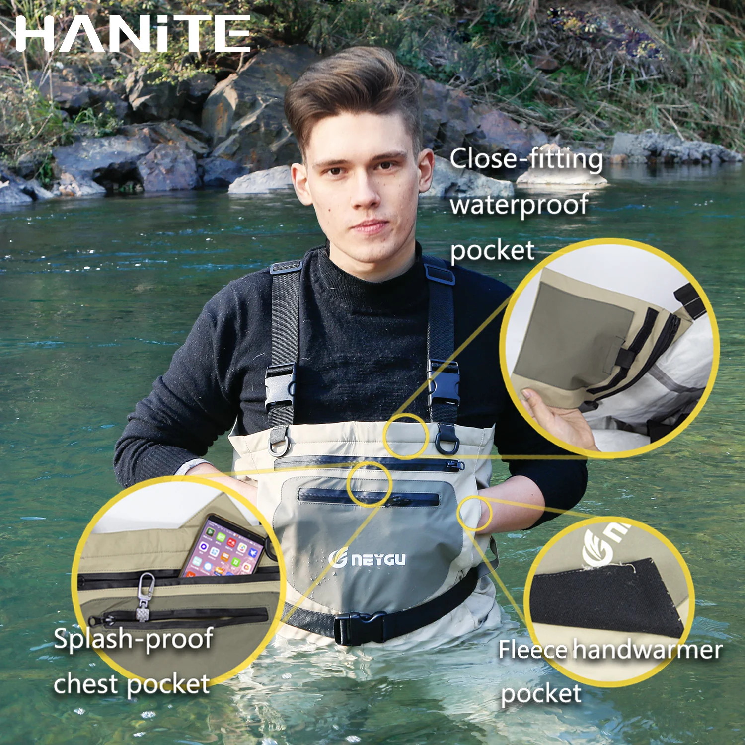 Носки HANITE для рыбалки дышащие носки рыбалки|chest waders|waders menmens waders |