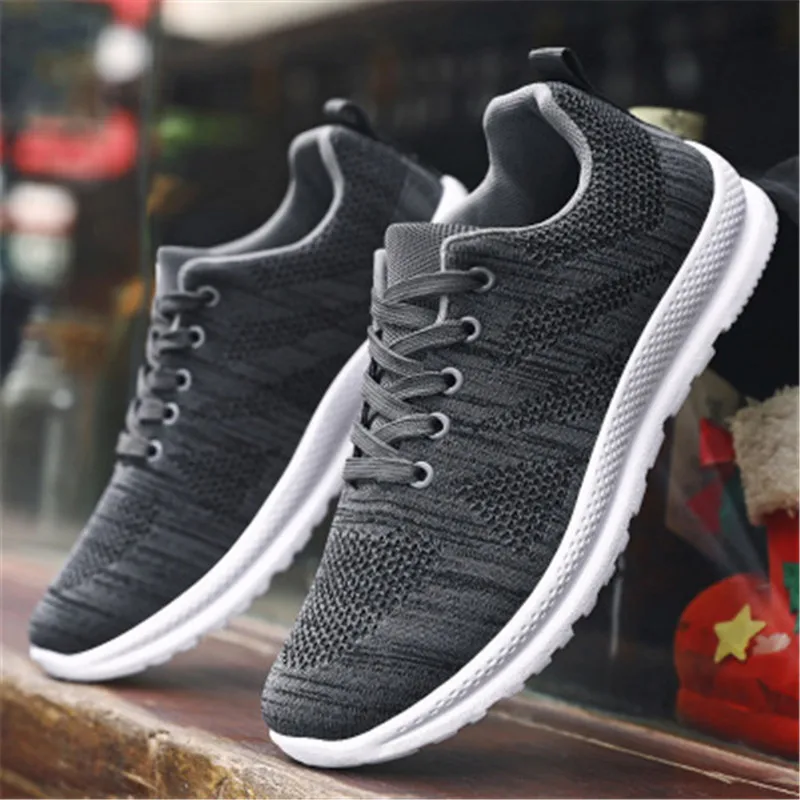 

Новые мужские и женские сетчатые повседневные туфли на шнуровке легкие удобные Прогулочные кроссовки унисекс для влюбленных Tenis masculino ...