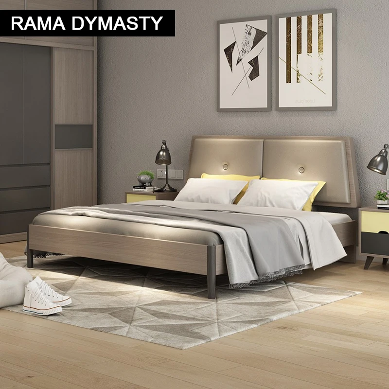 Кровать RAMA DYMASTY в нордическом стиле современный дизайн кровать/Модная мебель для