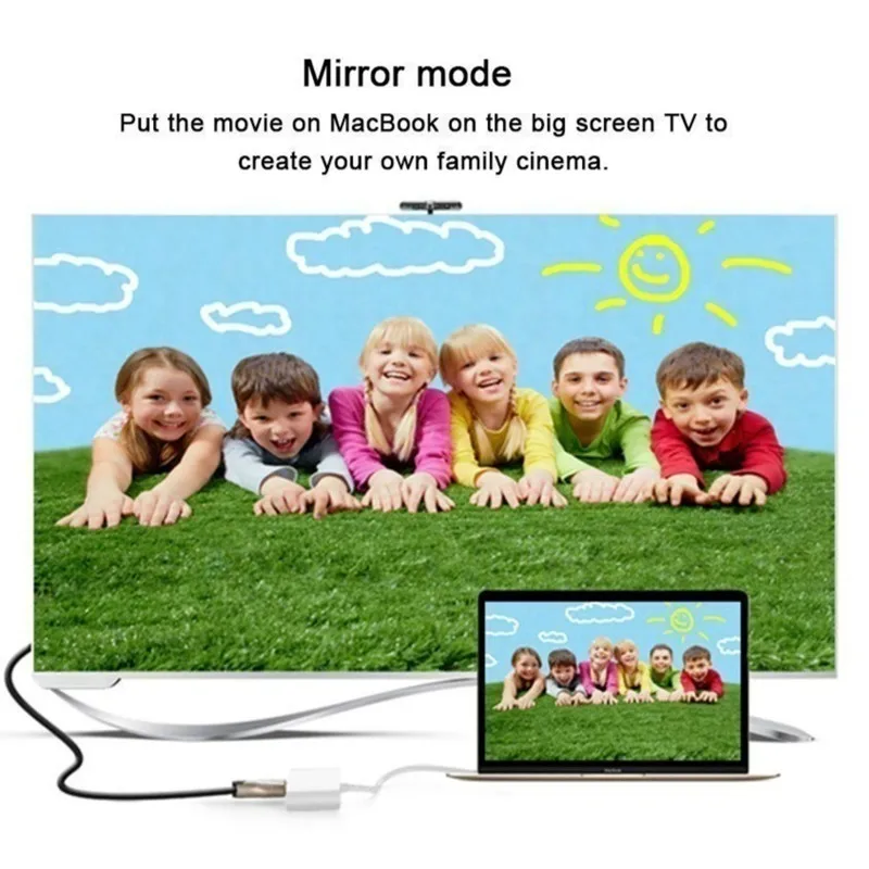 Переходник с USB C на HDMI Usbc 3 0 переходник Type c 1 зарядный кабель Tupe для Macbook iPad Samsung Huawei