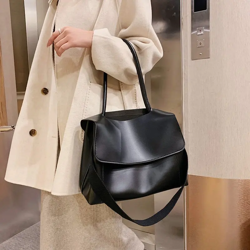 Повседневная Сумка-тоут зима 2020 женские сумки модные шикарные с широкими