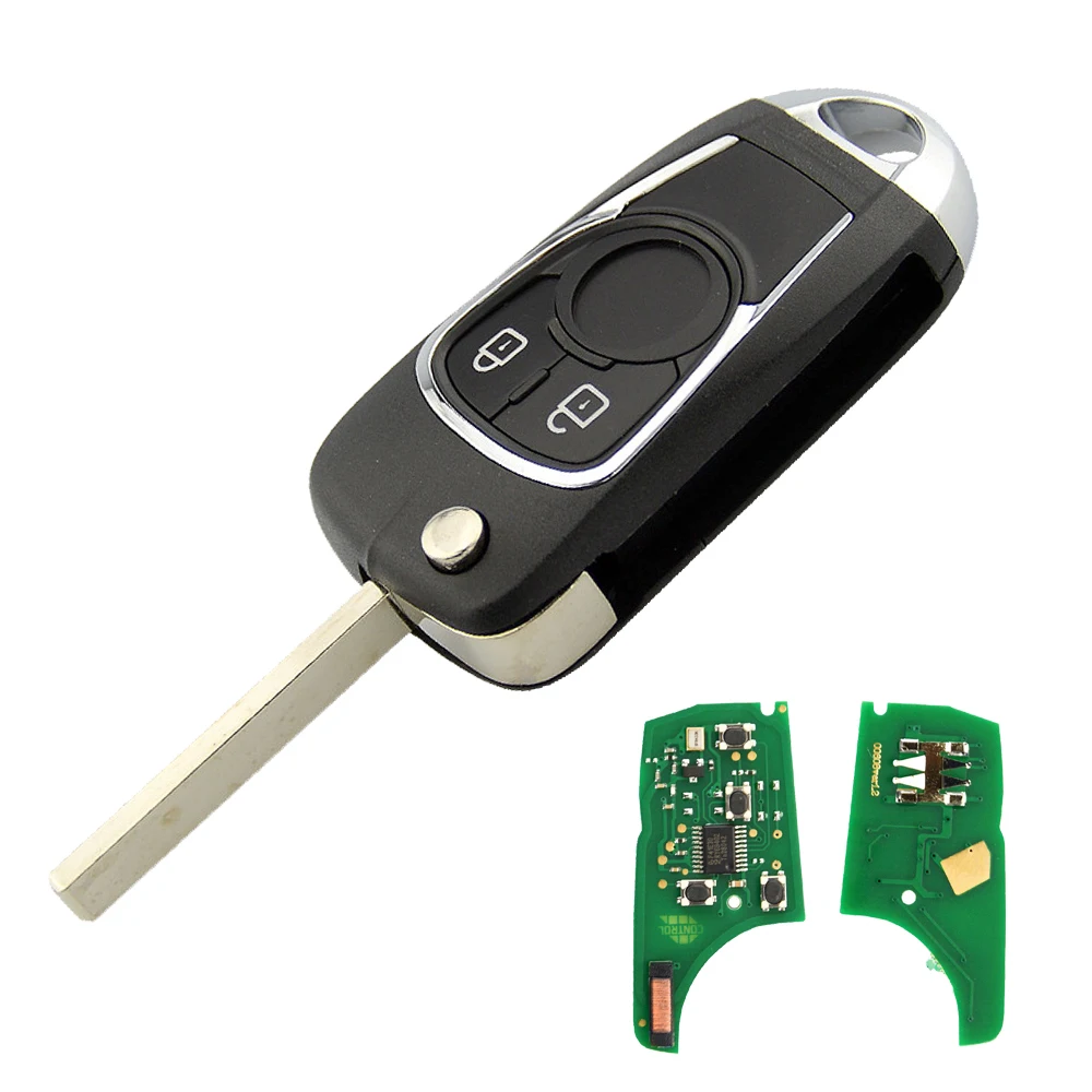 OkeyTech для Vauxhall Opel Astra J Corsa E Insignia Zafira модифицированный дистанционный ключ 433 МГц ID46