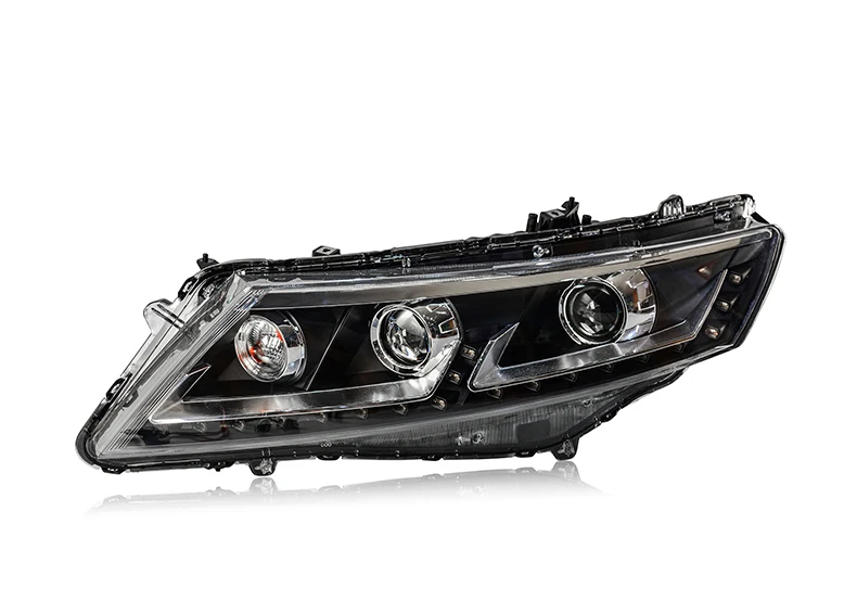 Автомобильный Стайлинг светодиодный HID Rio светодиодный чехол для фары для Honda Crosstour 2011 2012 Биксеноновые линзы ближнего света