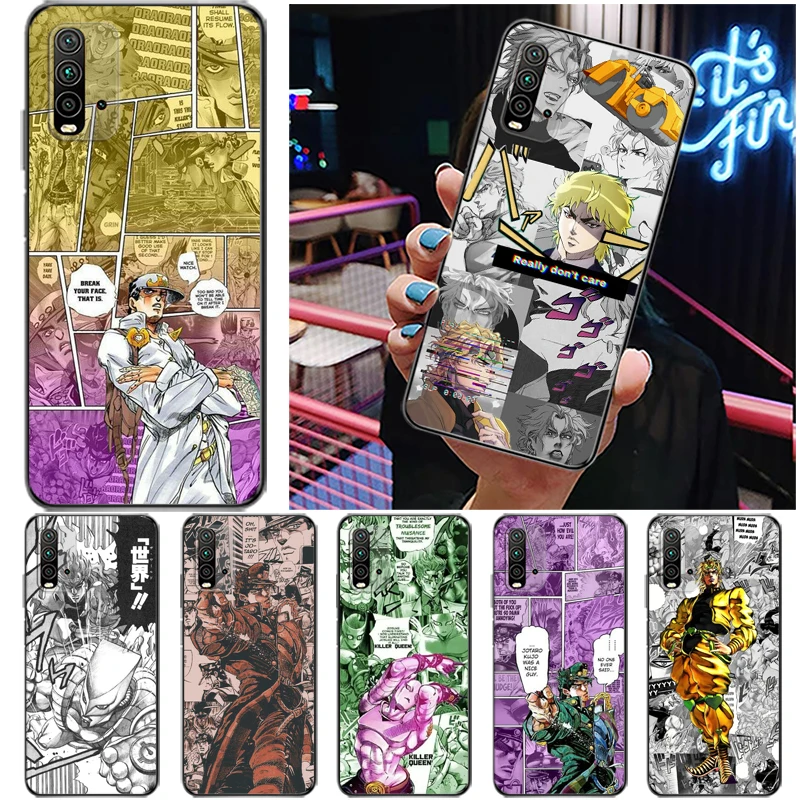 

JoJo Bizarre Adventure Phone Case For Xiaomi Redmi Note 9 9T 9S Pro MAX 5G Redmi Note 9 Pro MAX Cases Soft TPU Carcasa Coque