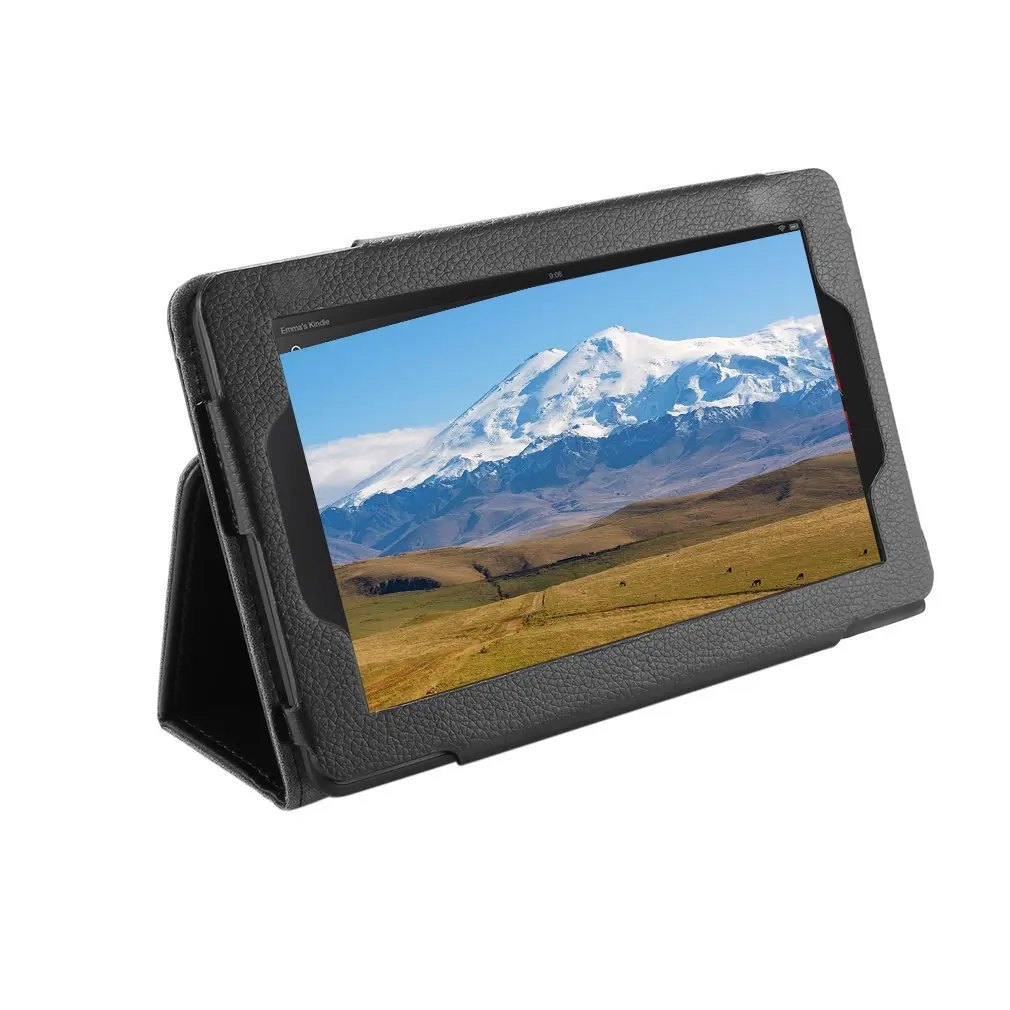 Durable PU Leather 7 inch Display Folio Protective Cover Case with Stand Secure Magnetic Closure &amp Open for Kindle Fire | Компьютеры и