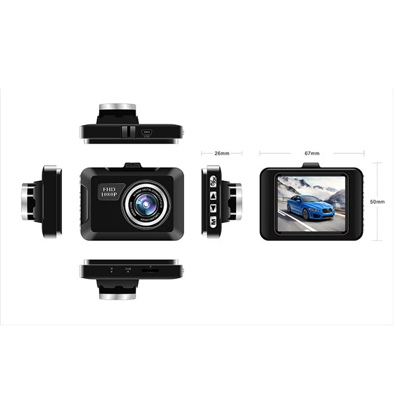 

Mini DVR Car Camera Camcorder 1080P Full HD Video Registrator Parking Recorder Loop Recording 2.2 inch Dash Cam Night