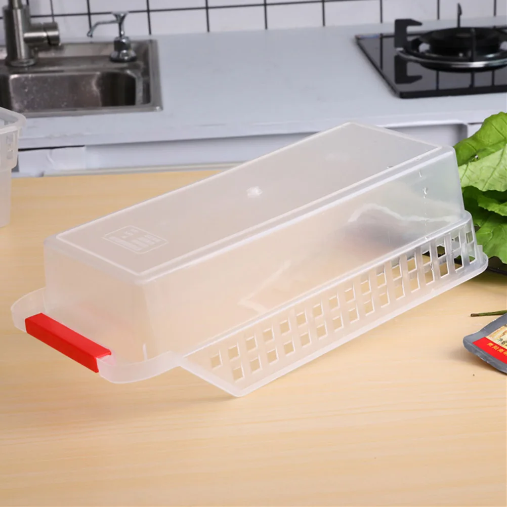 Ящик для хранения кухонного холодильника контейнер продуктов органайзер