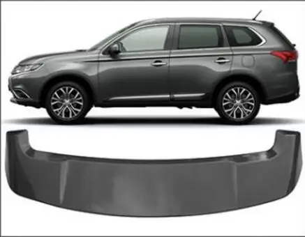 Серый ABS Краски Автомобиля Заднее Крыло багажника выступ Спойлеры для Mitsubishi Outlander - Цвет: Серый