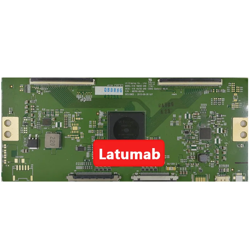 Оригинальная плата T-Con 6870C-0614A Контроллер PCB Логическая для LG TV V16 49/55 UHD 120 Гц V0.6 |