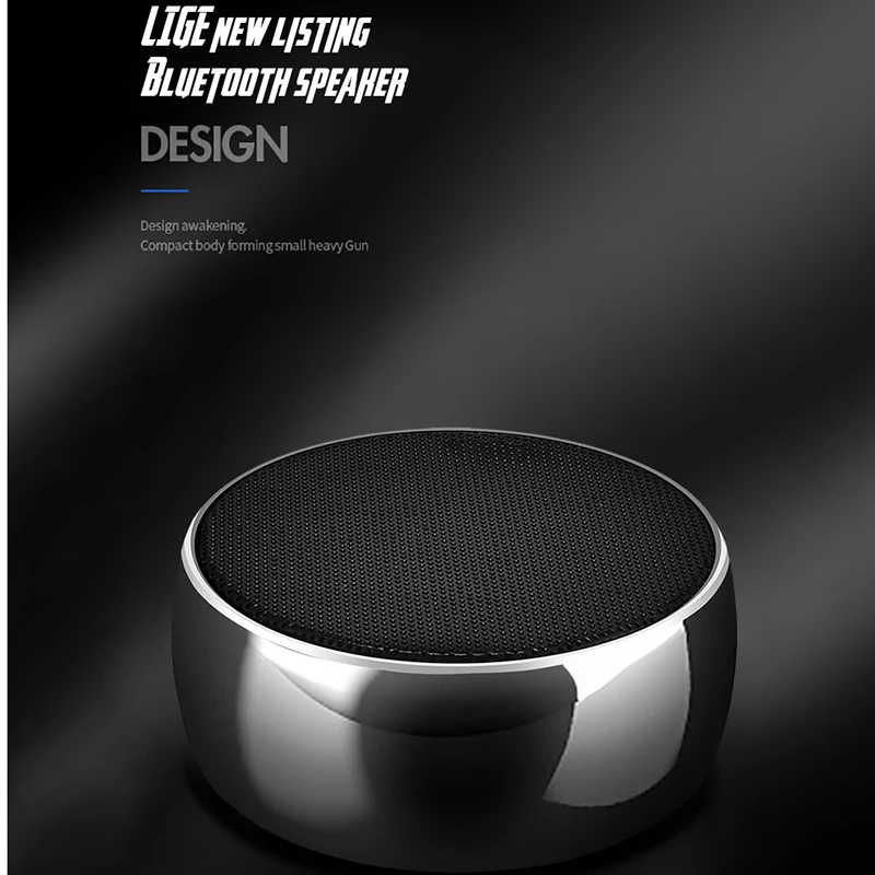 LIGE новый открытый беспроводной Bluetooth 4 0 переносной стереомикрофон Встроенный