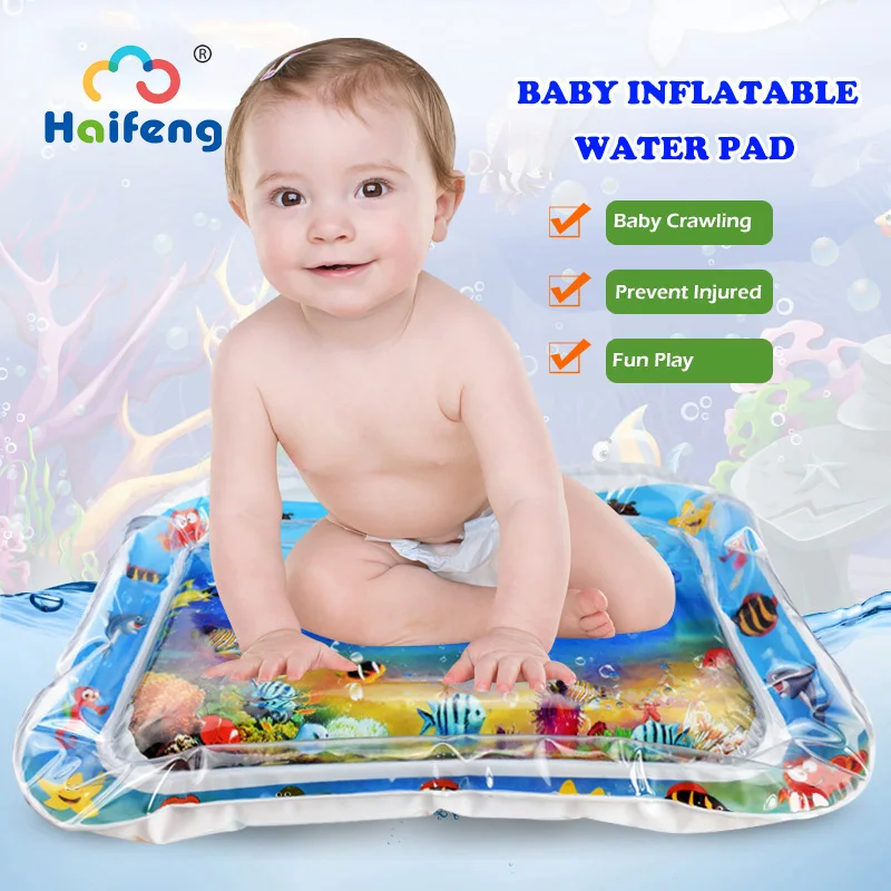 Детский игровой коврик для младенцев детский воды надувной водный Забавный