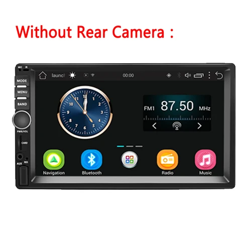 Radio Only Автомагнитола AMPrime, 2 Din, Android, gps навигация, Автомобильная магнитола, стерео, 7 дюймов, 1024*600, Универсальный Автомобильный плеер, Wifi, Bluetooth, USB, аудио - Цвет: Radio Only