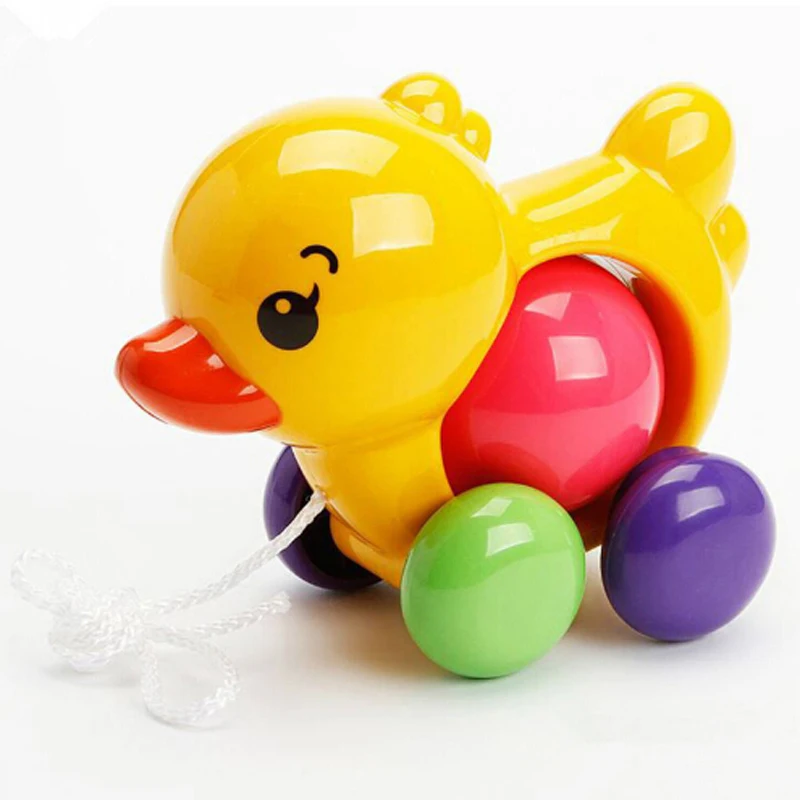 

Baby Toys Traditional Rattle toy Duck Dog Plastic Toys For Children Sounds Toy Newborn Baby Learn Walk Toy Rattles