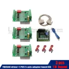 3-осевой комплект фрезерного станка с ЧПУ tb6560, 3-осевой комплект контроллера привода + одна 5-осевая плата адаптера + кабель, 57 шаговых двигателей