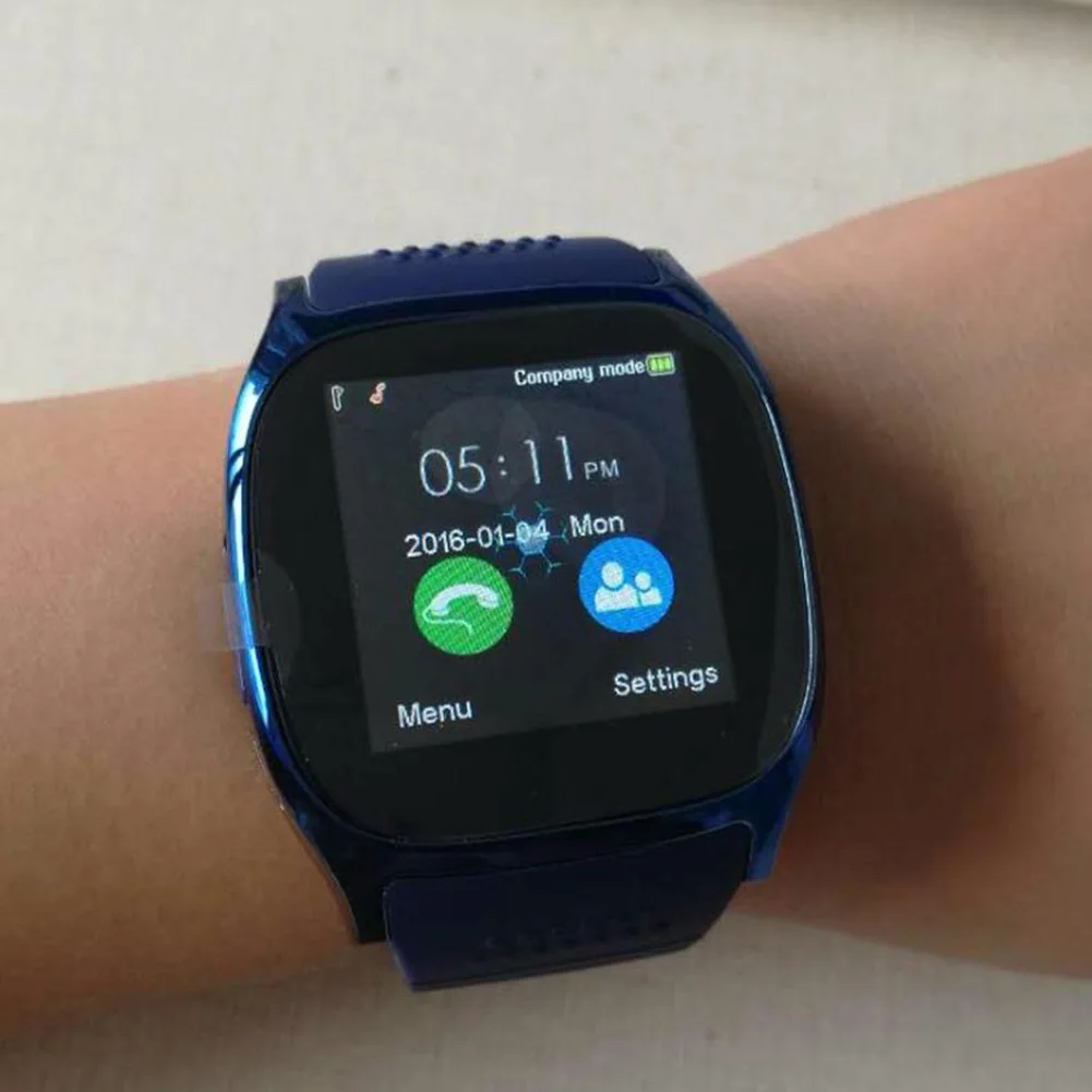 Спортивные Смарт часы T8 Bluetooth Поддержка SIM карты TF карта камера мониторинг сна