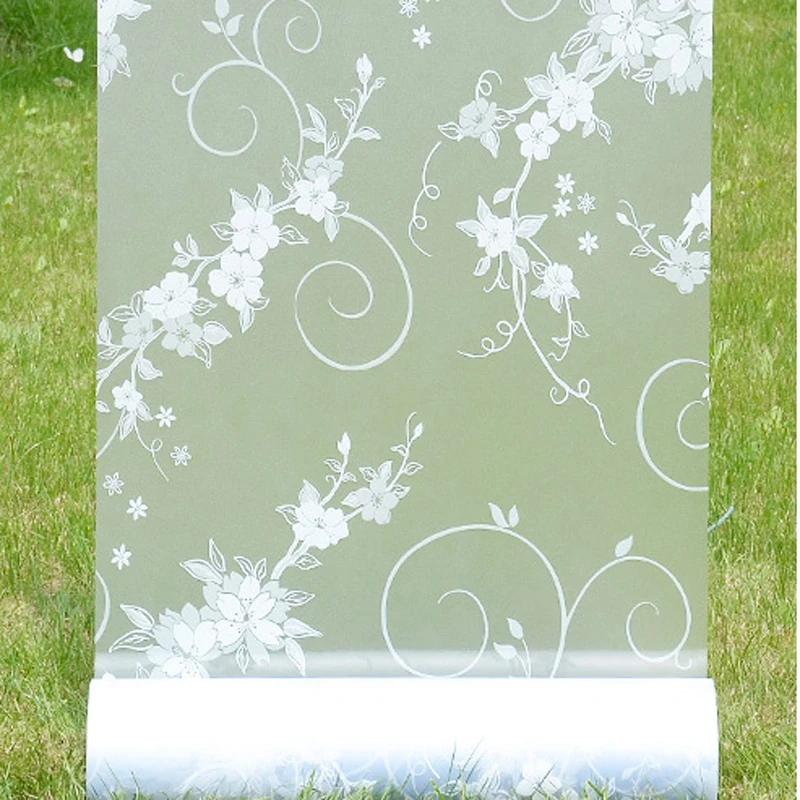 Decorative Adhesive Vinyl Window Privacy Film Glass Sticker Mirror With Glue Kitchen Bedroom Bathroom | Дом и сад