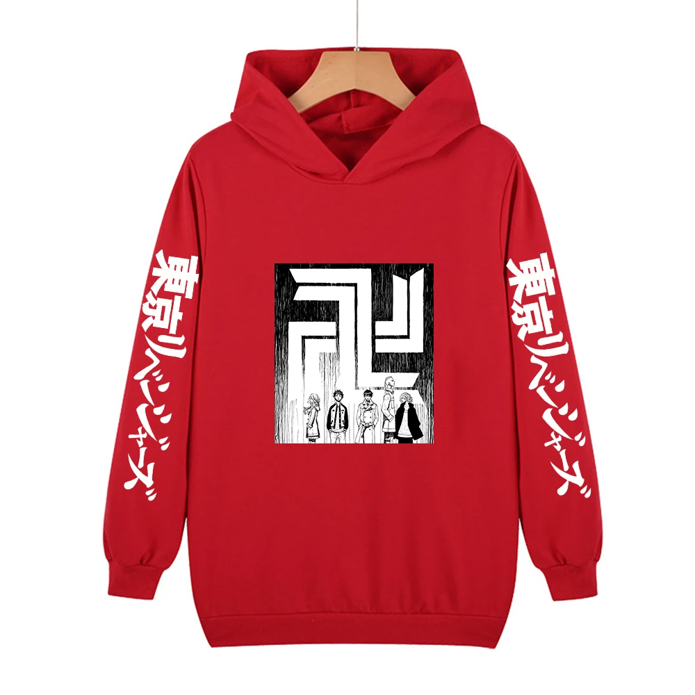 

2022 Anime Tokyo Revengers Hoodie Pullovers Tops Fashion Unisex Baby Boy Clothes Hip Hop Streetwear Children's clothing