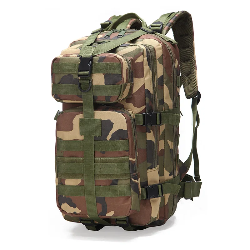 

Attack Tactical Backpack Outdoor Shoulder Mountaineering Backpack Waterproof Camouflage Bag 35L Medium 3P Bag