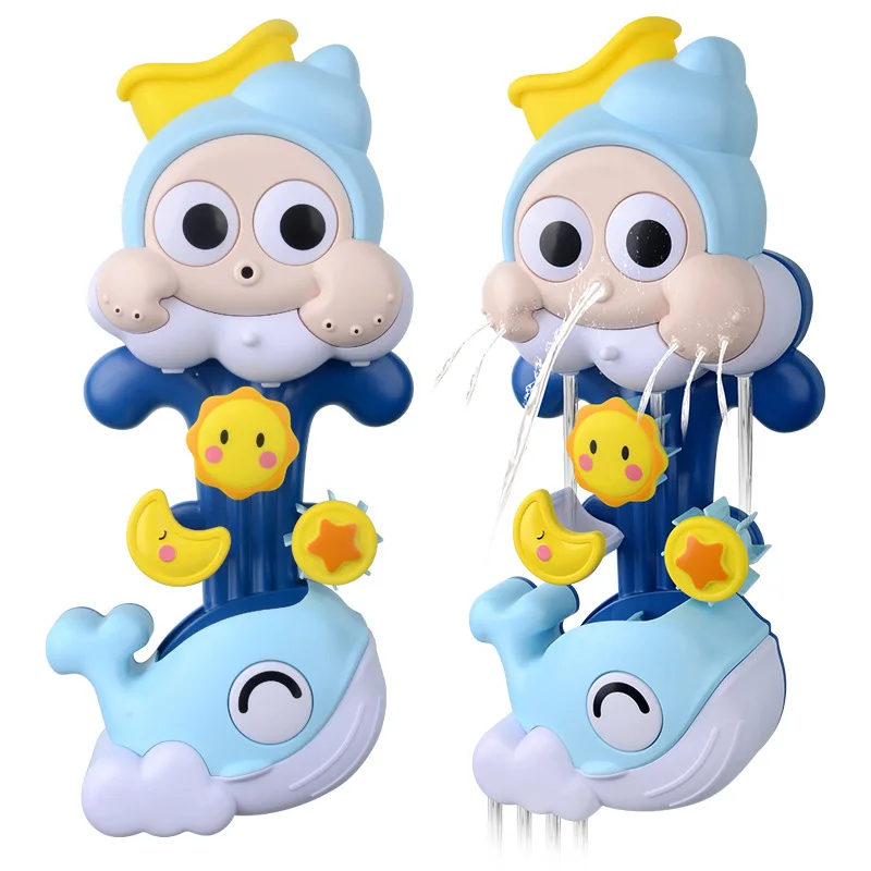 Детская игрушка для ванной на присоске трек водные игры игрушки летняя