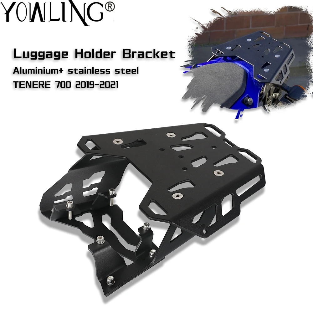 

Motocycle Accessories Cargo Shelf Carrier Luggage Holder Bracket Rack For Yamaha Tenere 700 Rally T7 / T7 Rally 2019 2020 2021