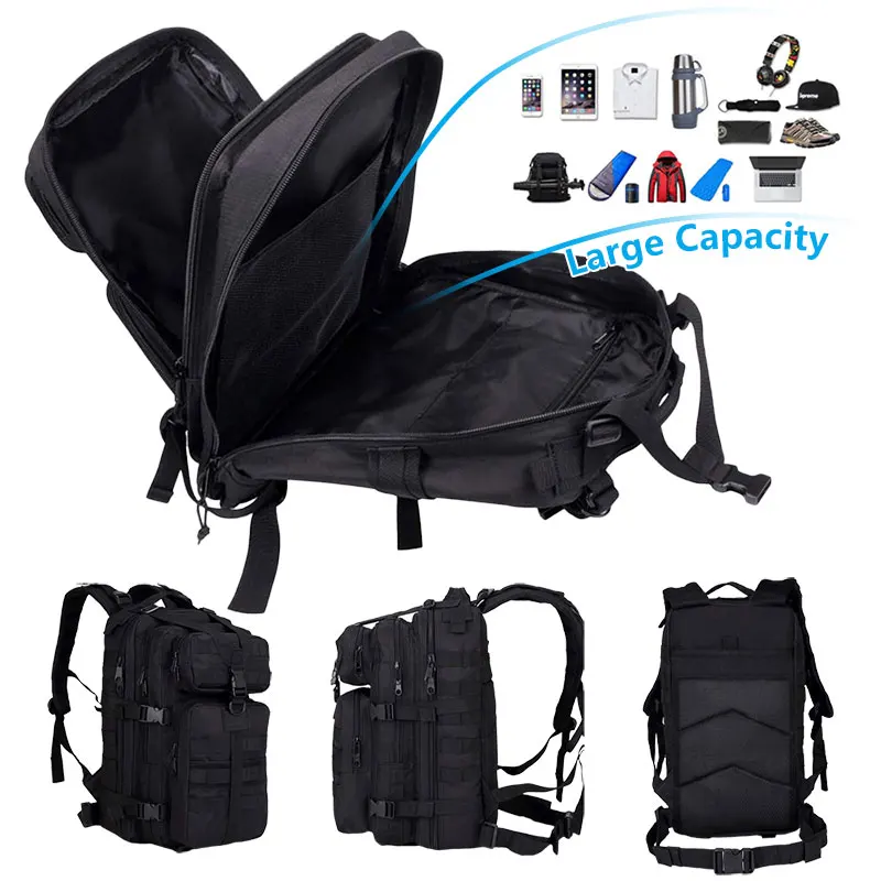 Военный тактический рюкзак на 35 л штурмовая упаковка Водонепроницаемая