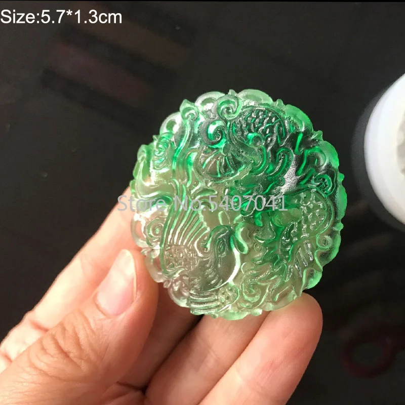 Подвеска из жидкого силикона в китайском стиле 1 шт | Украшения и аксессуары