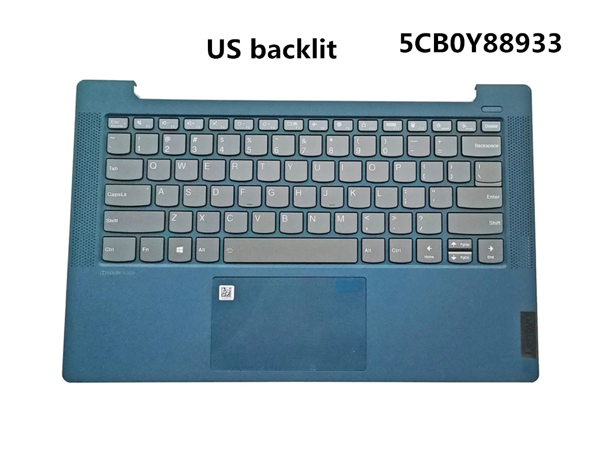 Новый оригинальный ноутбук US/UK/LA/GR/CS/BE/SF/IT с синей подсветкой корпус