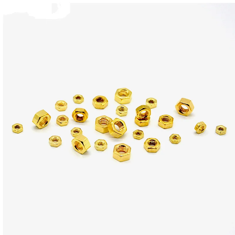 Шестигранные Гайки с титановым покрытием шестигранные гайки из углеродистой