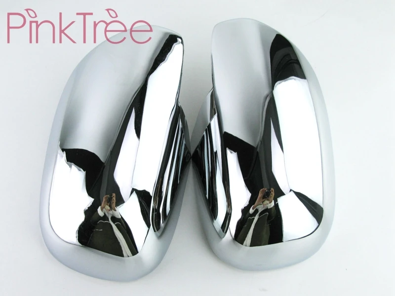 Хромированные боковые накладки на зеркала заднего вида автомобильные