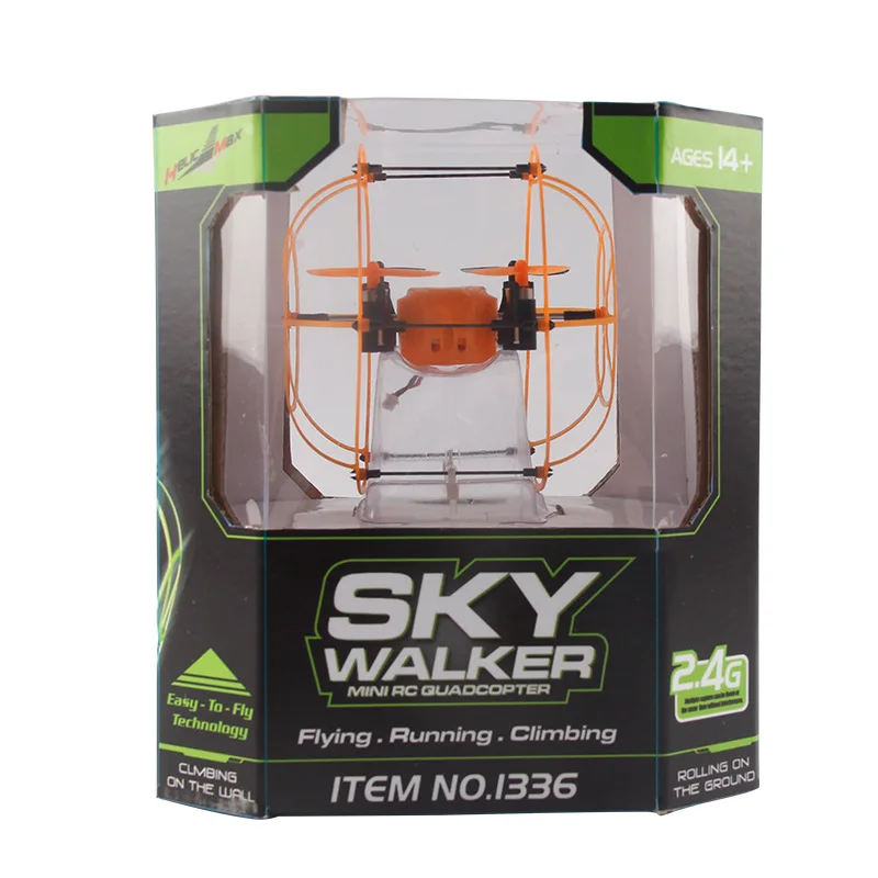 

HeliMax1336 RC Drone Ball Toy 2.4GHz 4CH Fly Ball 3D Flip Roller Drone RC Helicopter Toys Quadcopter Mini Drone Sky Walker
